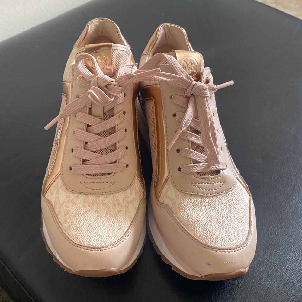 Michael Kors Rose Gold Trainers